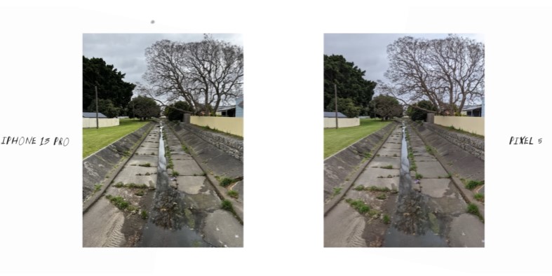 iPhone 13 Pro vs Pixel 5 Kamera